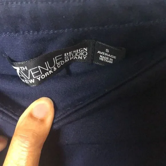 New York & Company Women's Blue Design Studio Trousers Size Small - Picture 3 of 4